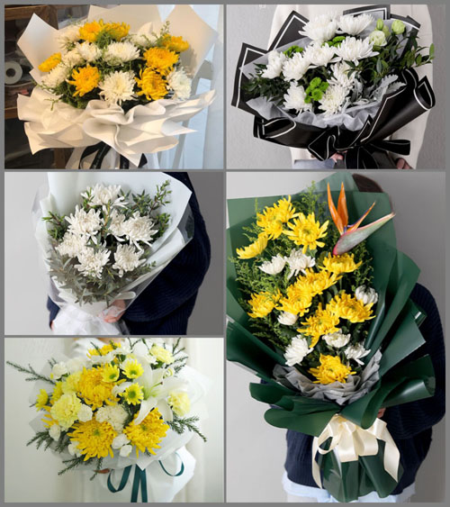广东韶关市乐昌市秀水镇中排村白事花束代送